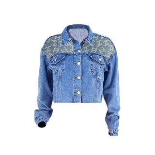 Custom Women's Denim Jacket #203