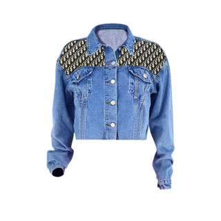 Custom Women's Denim Jacket #204