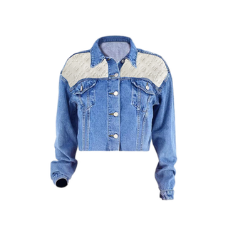 Custom Women's Denim Jacket #205